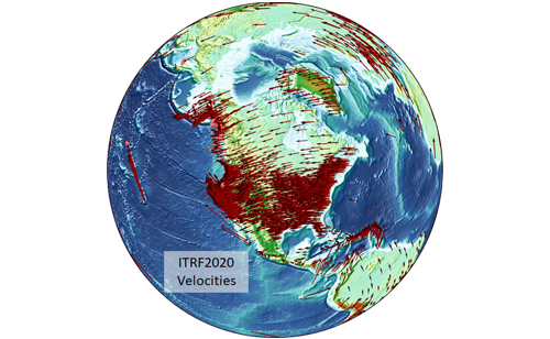 image of ITRF Velocities