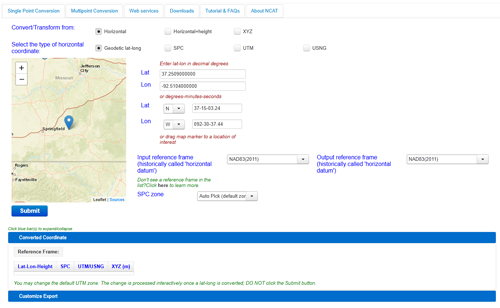 image of NCAT application
